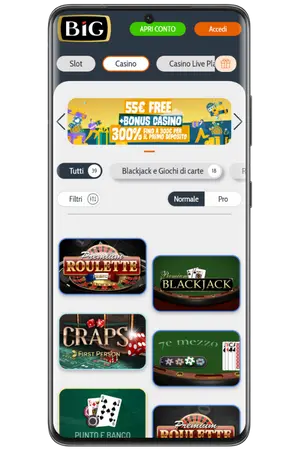 Casino page