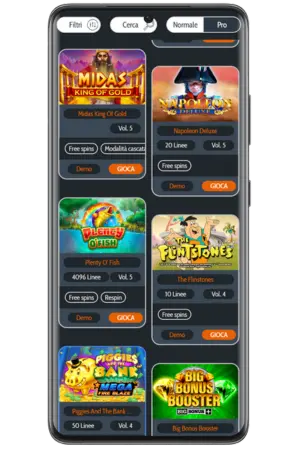 Big Casino account pronto deposito bonus benvenuto attivo