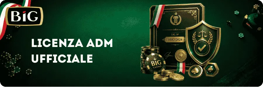 Big Casinò Licenza ADM Ufficiale