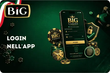 Login nell'App BIG Casino